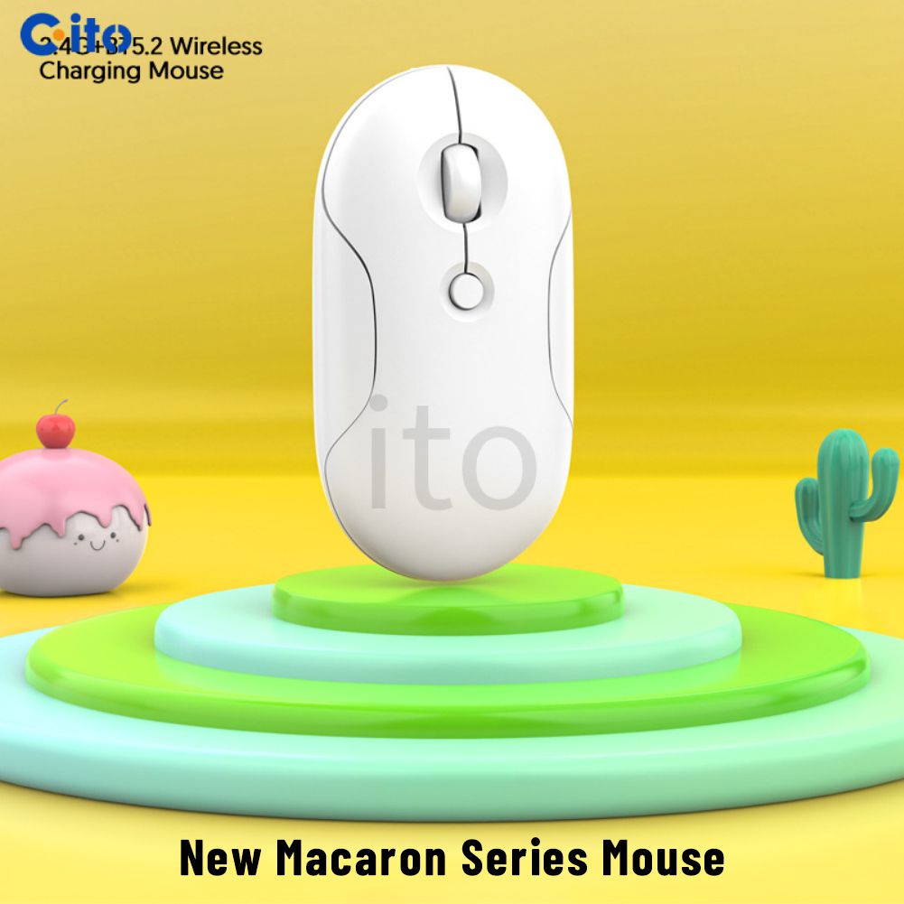 Pebble Chuột Không Dây Sạc Bluetooth Chế Độ Kép Có Thể Sạc Siêu Mỏng Chuột Im Lặng, Sử Dụng Cho Điện Thoại Di Động Apple iPad [Ito]