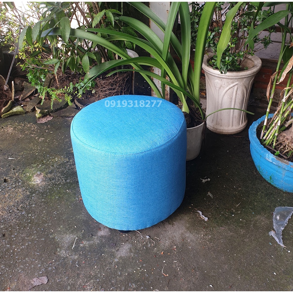 Ghế Đôn Sofa Tròn Trang Trí Phòng Đẹp - Ghế Đệm Ngồi 1 Người Hình Tròn