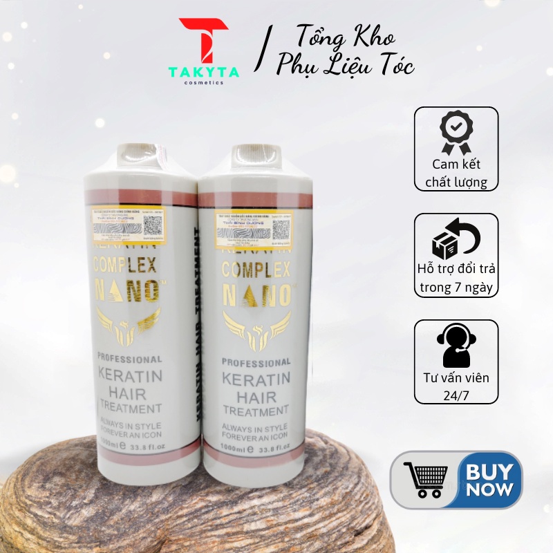 [CHÍNH HÃNG] Hấp phục hồi cao cấp KERATIN NANO COMPLEX 1000ml