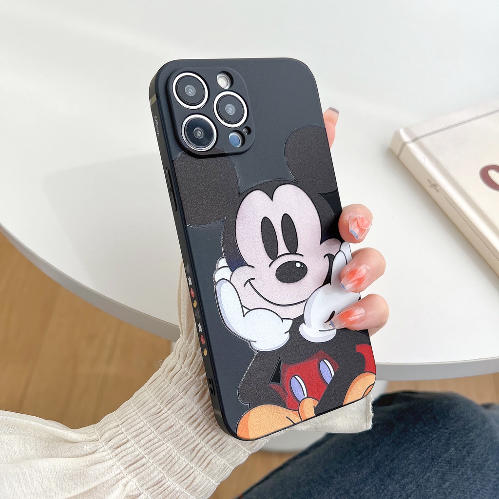 Ốp Điện Thoại Chống Sốc In Hình Chuột Mickey Cho iPhone 14 / 13 / 12 / 11 / X / 8 / 7P / 6