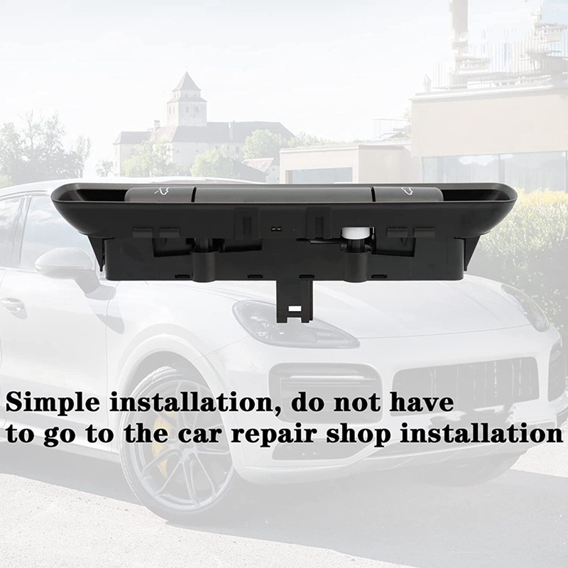 1 Công Tắc Tháo Gỡ Nắp Capo Và Nắp Cốp Xe Hơi Bằng Nhựa ABS 1 Cái 99761310502Phụ Kiện Chuyên Dụng Cho Xe Hơi Porsche 911 2005-2012 A05-2012 Boxster 2006-2012 A05