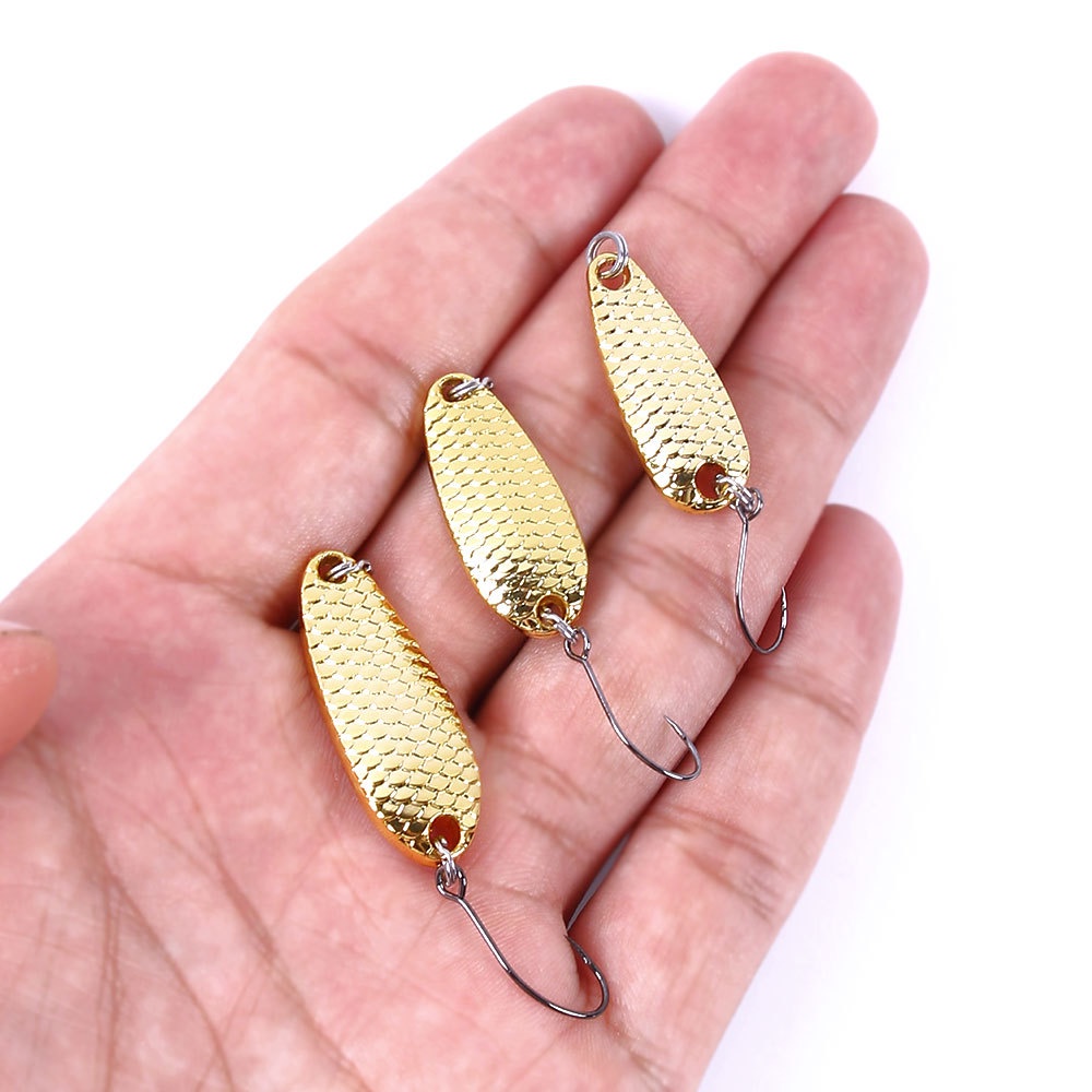 Mồi thìa lượn Spoon nặng 2,5g 3,5g 5g  chuyên câu cá suối, cá mương, câu lure