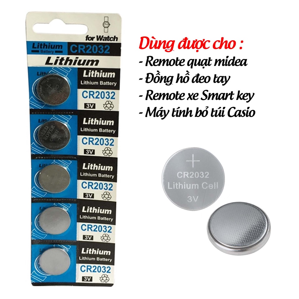 Pin remote quạt điều hoà, quạt hơi nước Midea ( 1 viên )