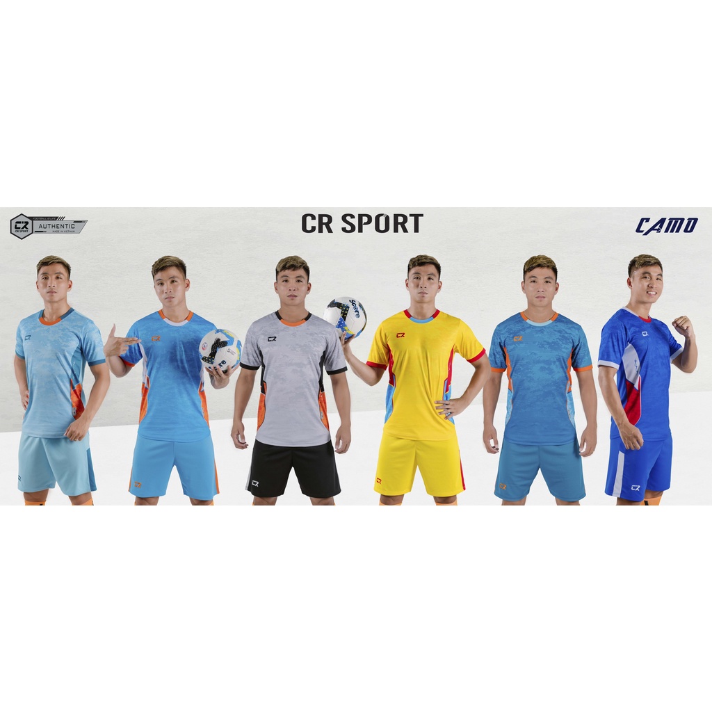 Bộ quần áo thể thao CAMO - CR SPORT/ Việt Nam Chính Hãng / Sáu màu