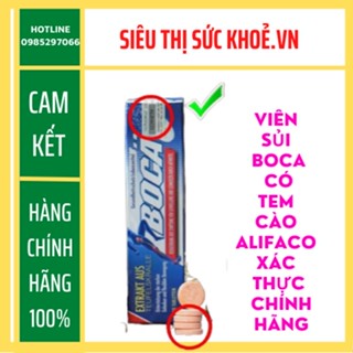 Viên Sủi BOCA Tuýp 20 Viên 🍀[CHÍNH HÃNG 100%]🍀 BOCA ỗ trợ giảm nguy cơ thoái hóa khớp & giảm đau mỏi khớp