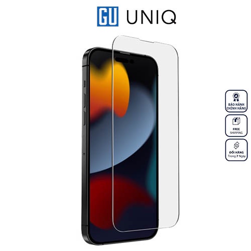 Kính Cường Lực UNIQ OPTIX Clear For iPhone 13 Series/ 14 Series bảo vệ màn hình khỏi trầy xước và va đập hàng ngày