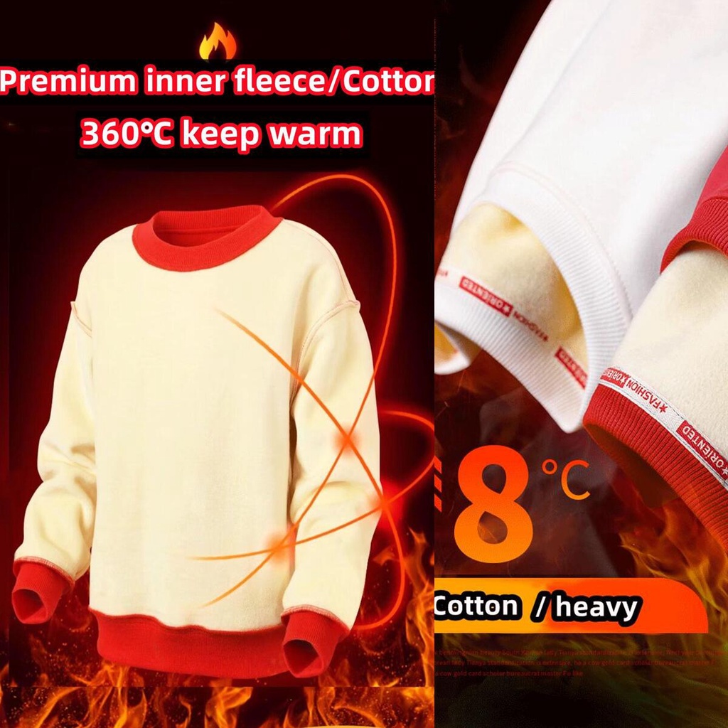 [Quần Áo Năm Mới] Áo Sweater Cotton Cổ Tròn Thời Trang Thường Ngày Cho Mẹ Và Bé [Lông Cừu Tiên Tiến]