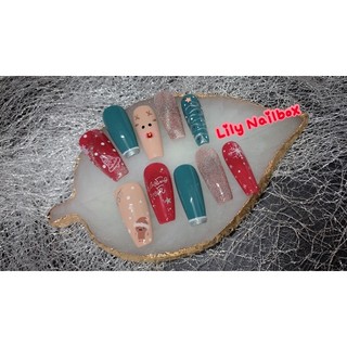 Nailbox thiết kế lily mẫu giáng sinh hv-05