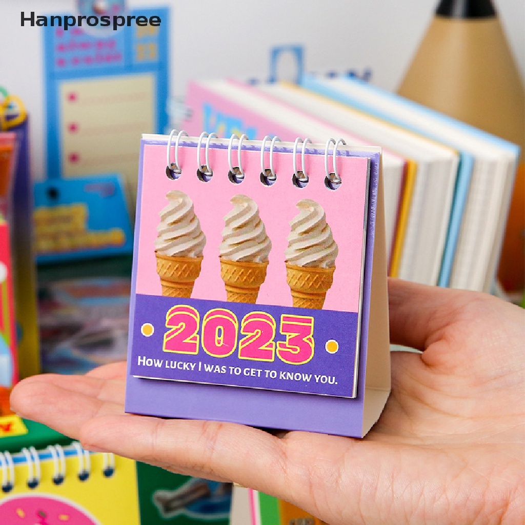 Hanprospree > Lịch Để Bàn 2023 Ghi Chú Họa Tiết Dễ Thương Để Bàn Trang Trí