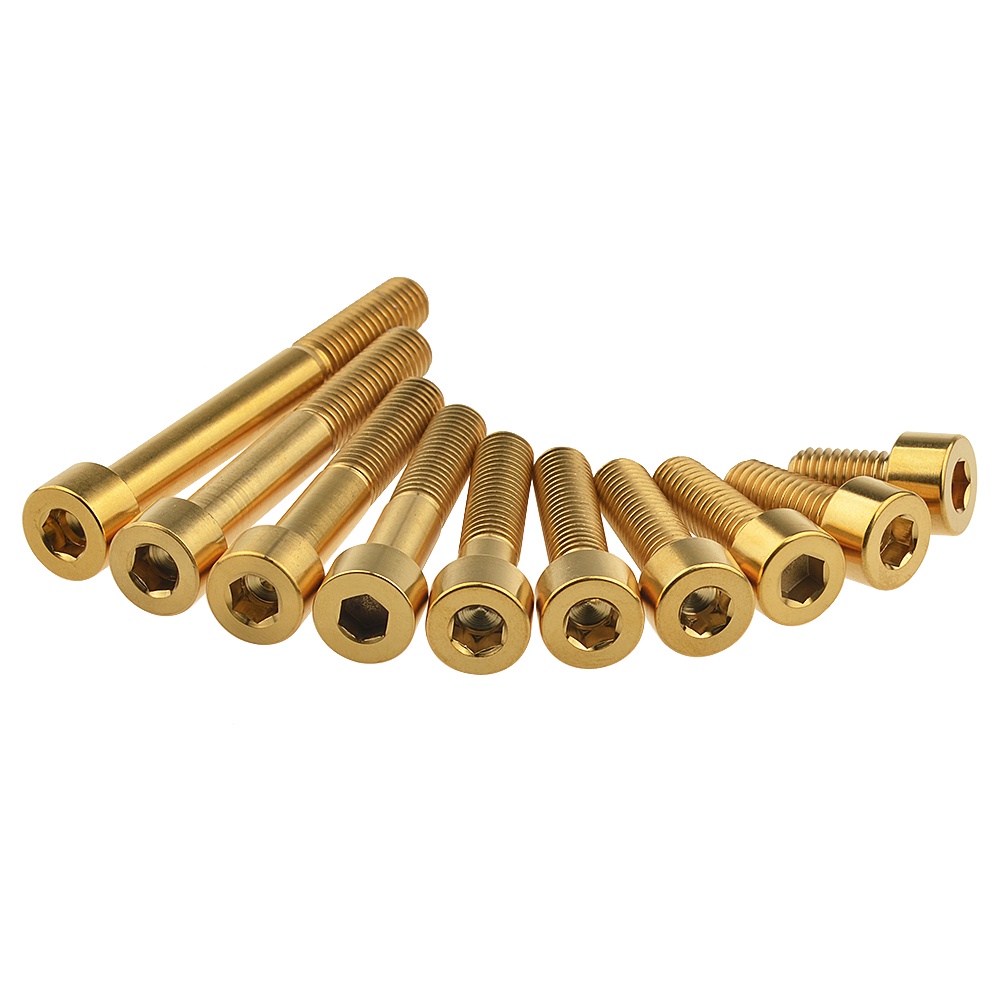 Bu Lông Lục Giác M8X15 20 25 30 35 40 45 50 60 70mm Bằng Titan Cho Xe Đạp Xe Hơi Xe Máy