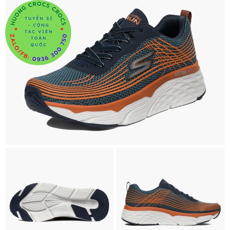 GIÀY THỂ THAO SKECHERS GORUN CUSHIONING CHO NAM MÀU CAM