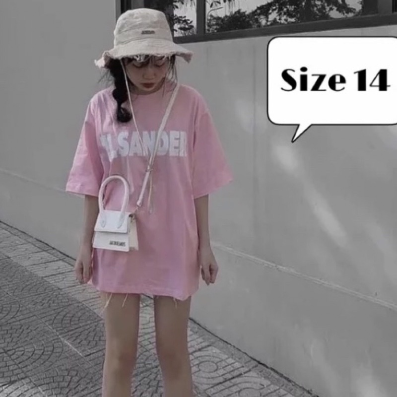 Túi xách mini cầm tay đeo chéo chữ IN NỔI Jacquemus size 14cm da sướt thời trang hot girl sang chảnh