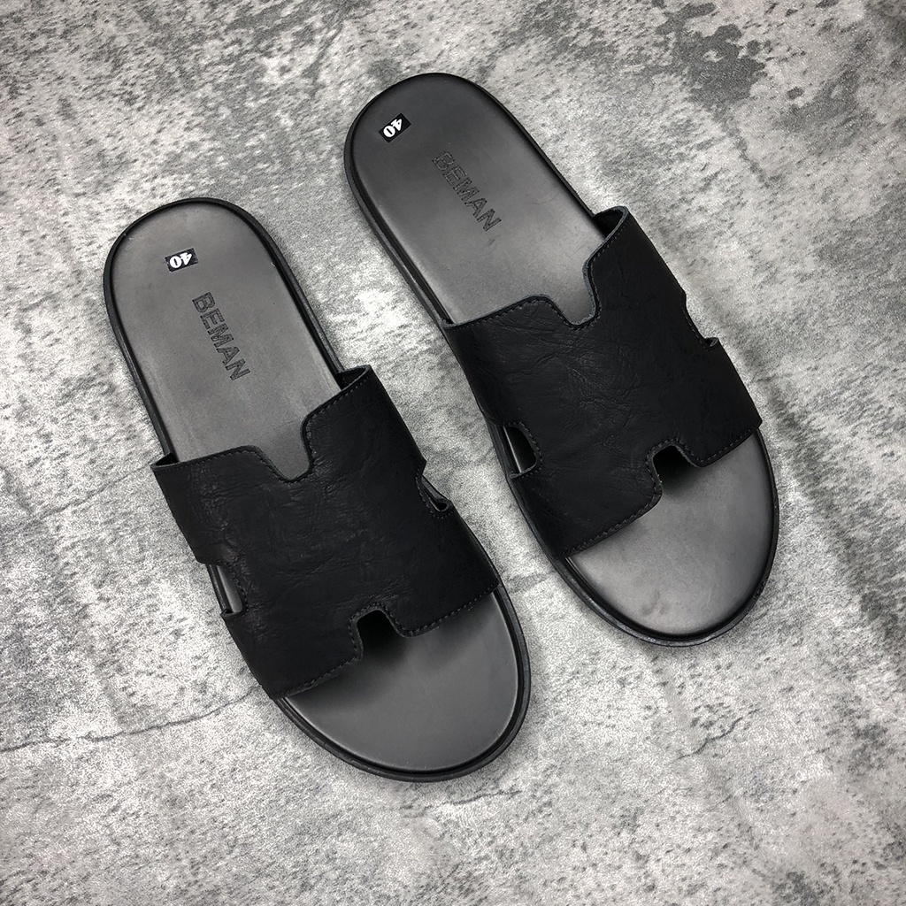 Dép nam quai ngang Beman BM3,đi cực êm chân,đế cao su chống trơn trượt,dễ phối đồ,phù hợp mang hàng ngày