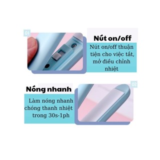 Máy uốn duỗi mini 2in1 nhiều màu lựa màu inbox