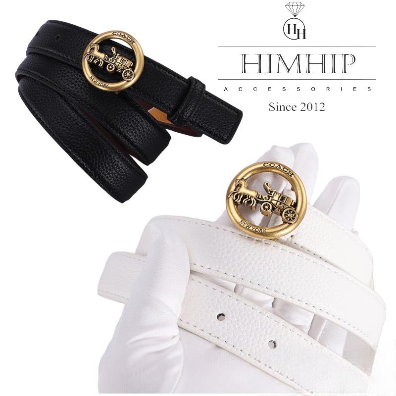 Dây Lưng Da Thật C Mặt Tròn Cao Cấp 2.5*104cm