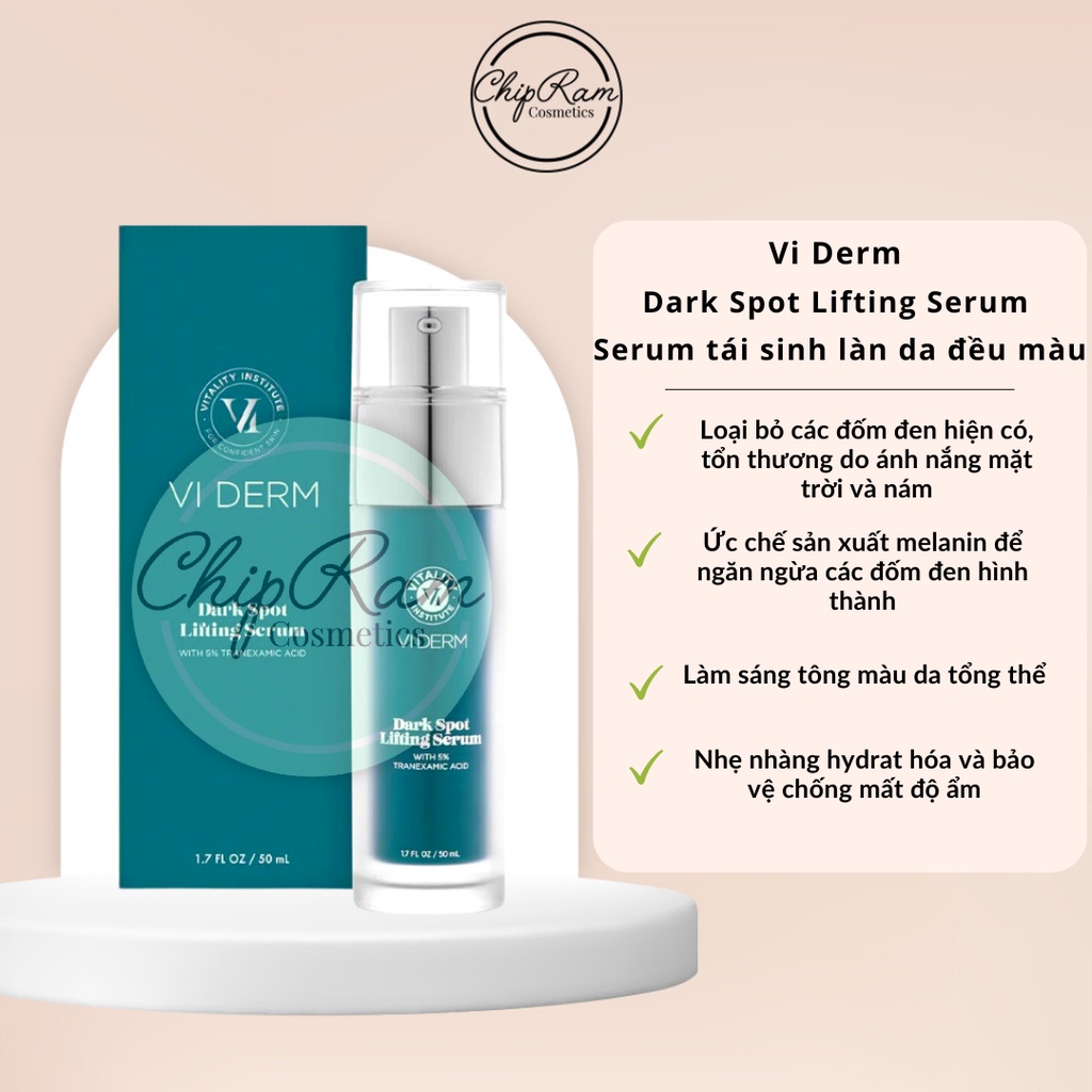 TINH CHẤT VIDERM DARK SPOT LIFTING SERUM GIÚP GIẢM THÂM VÀ LÀM ĐỀU MÀU DA 50ML