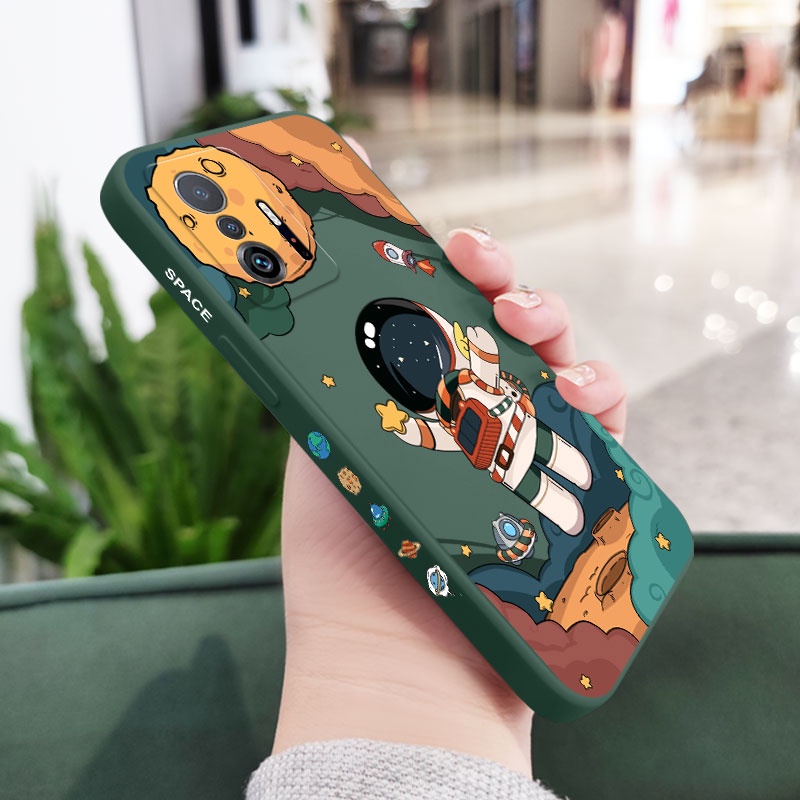 Ốp Điện Thoại Hình Phi Hành Gia Cho xiaomi mi 13t 12t 11t 10t pro lite mi 9t pro