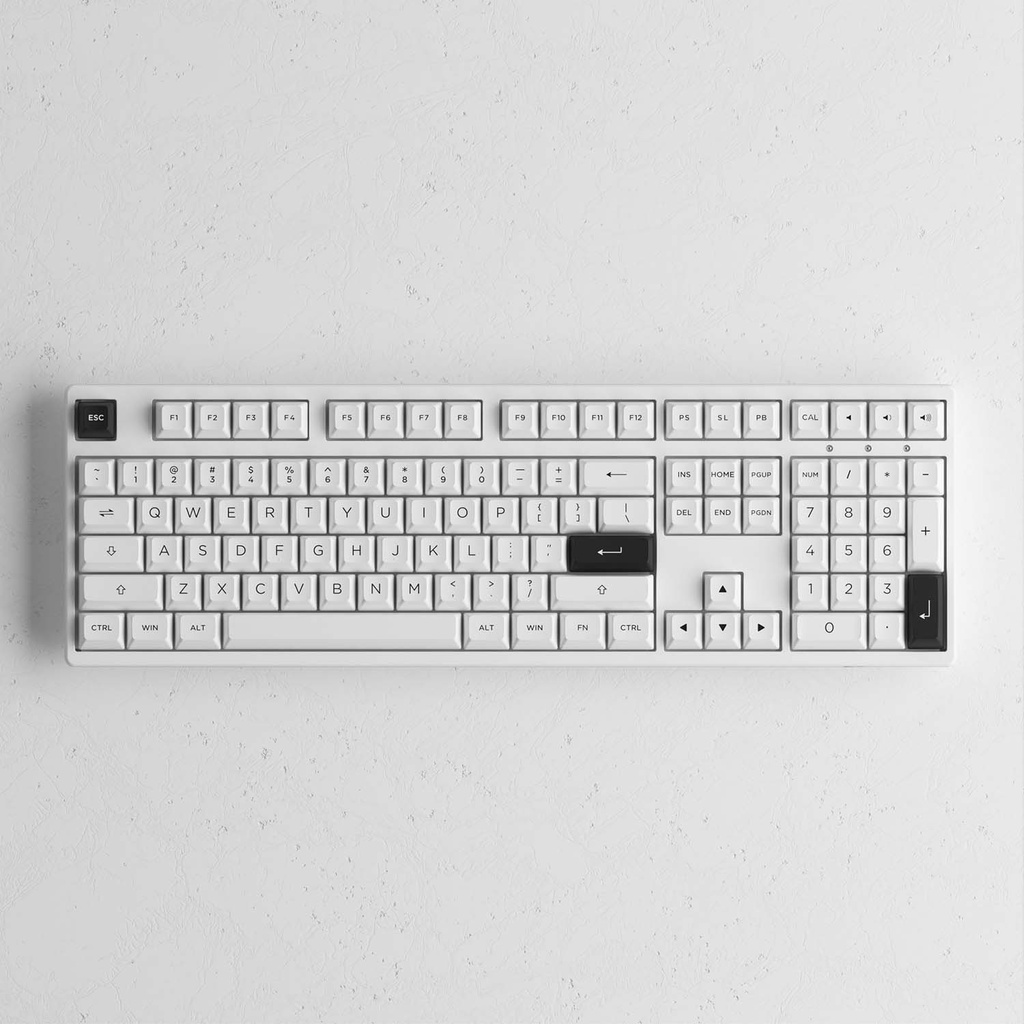 Bàn Phím Cơ Không Dây Chuyên Game AKKO 3108 RF | Black on White | White on Black - Wireless 2.4Ghz