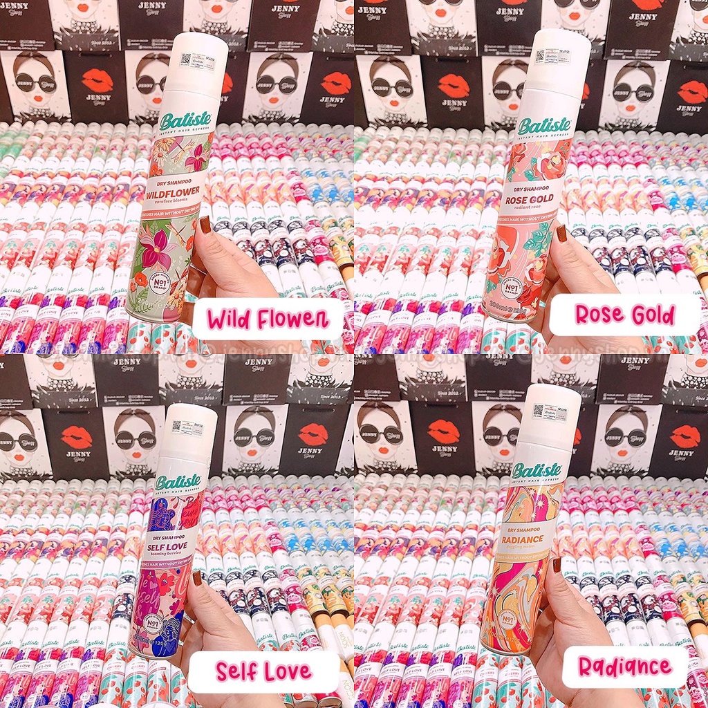 Dầu Gội Khô Batiste Dry Shampoo 200ml