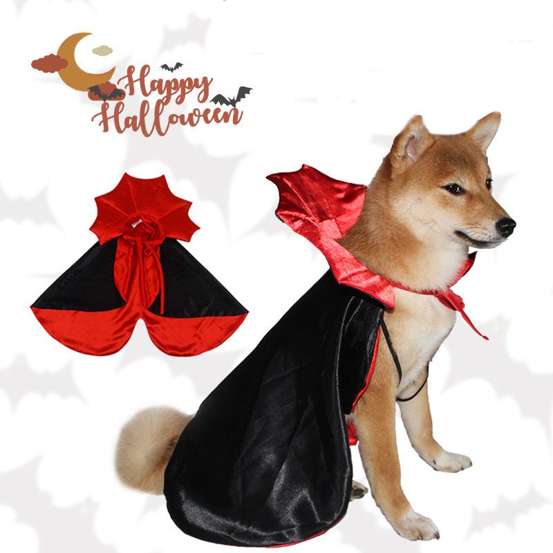 Áo choàng hóa trang thành phù thủy/ ma cà rồng/ ảo thuật gia cho chó mèo đêm halloween