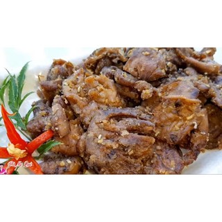 Thịt dê chay ( chân nấm) xá xíu/ngũ vị