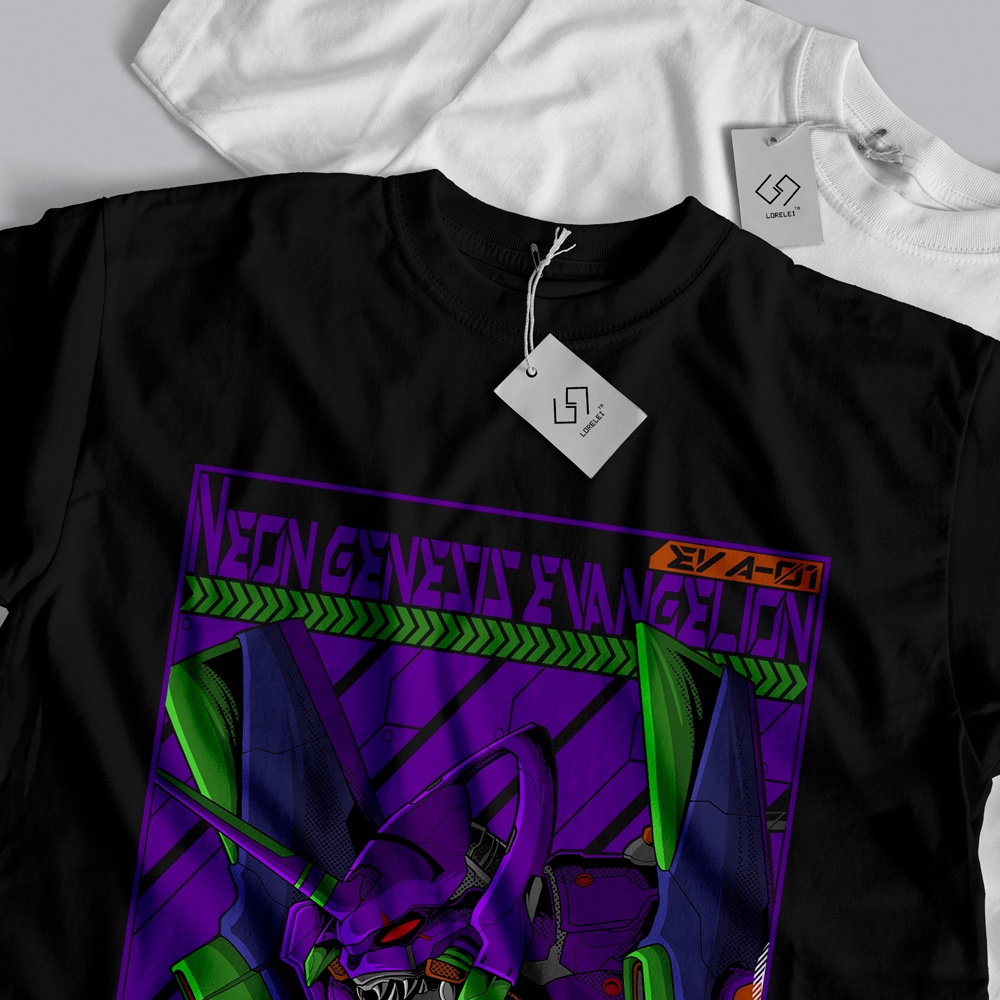 Áo thun Neon Genesis Evangelion Rei Ayanami  ngắn tay
