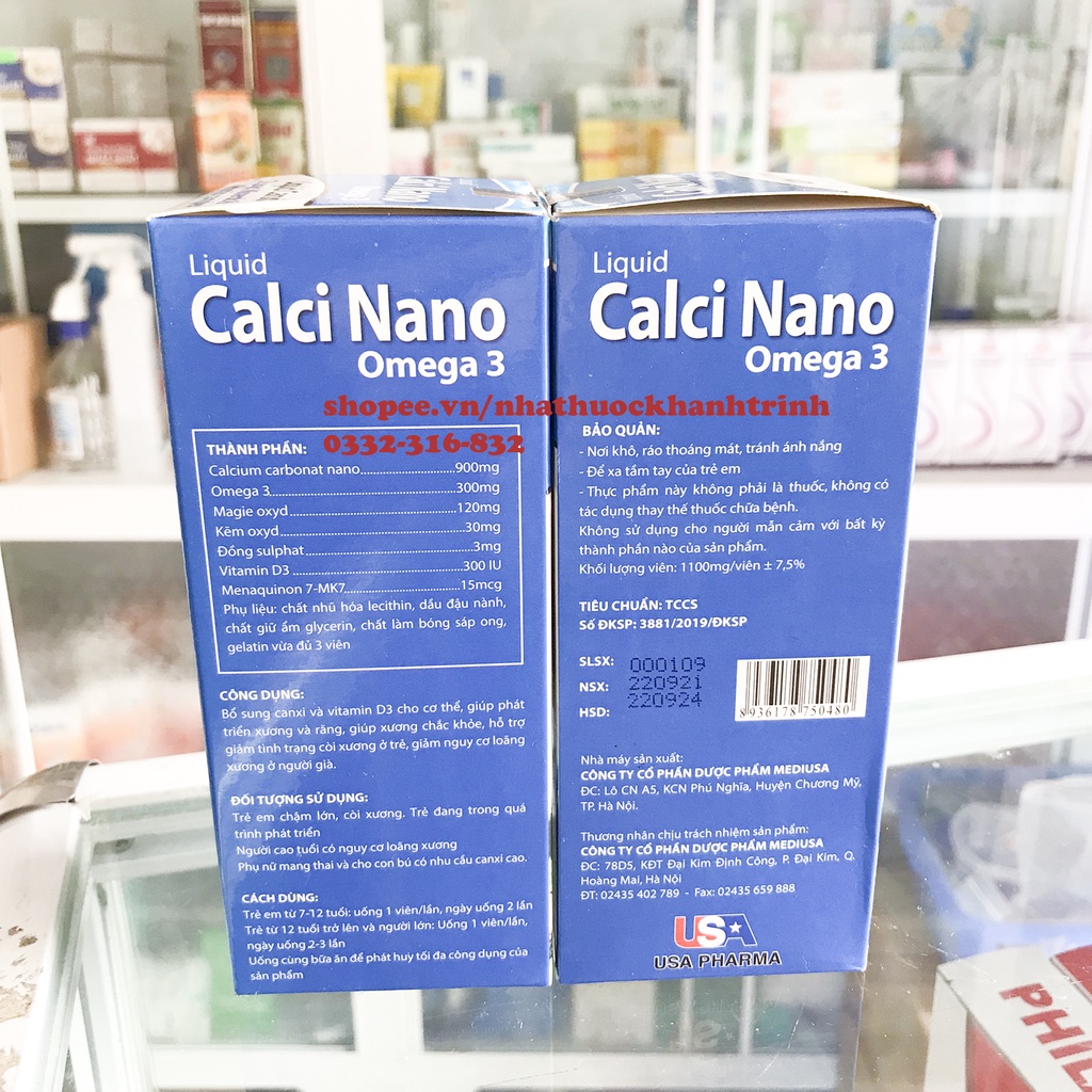 Liquid Calci Nano Omega 3
