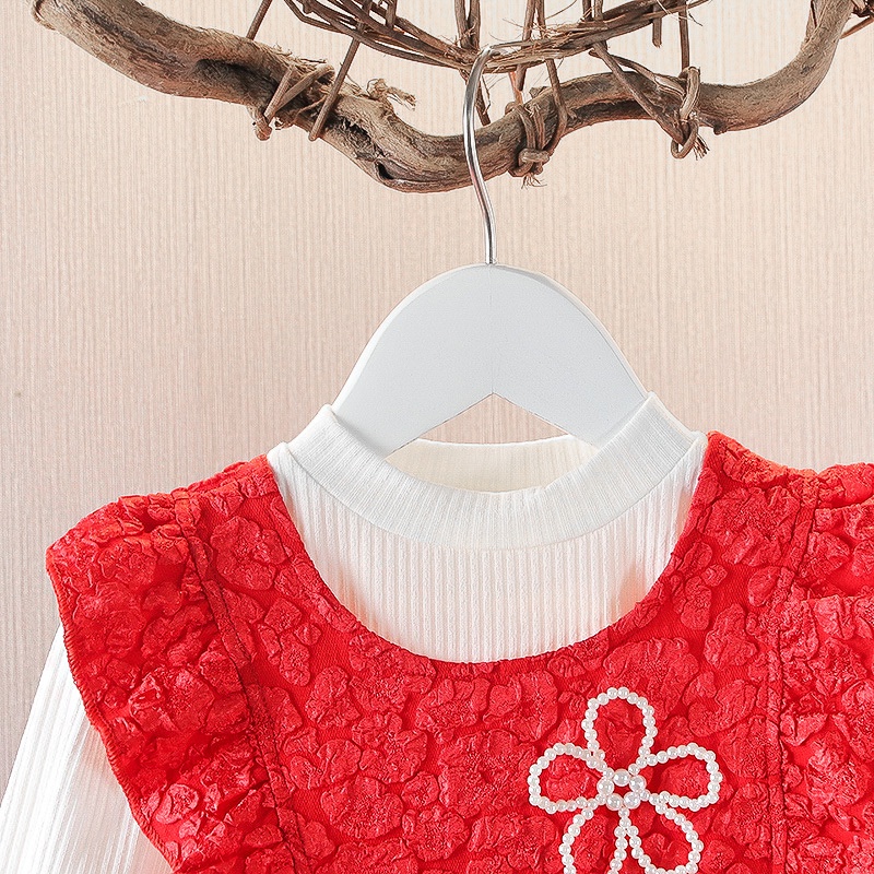 Đầm Thời Trang Năm Mới Xinh Xắn Dành Cho Bé Gái 0-4 Tuổi