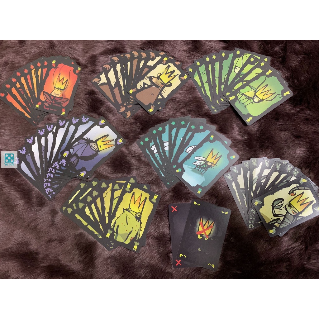 Bài con gián Kakerlakenpoker – Con gián hoàng gia – boardgame gián nói dối kinh điển