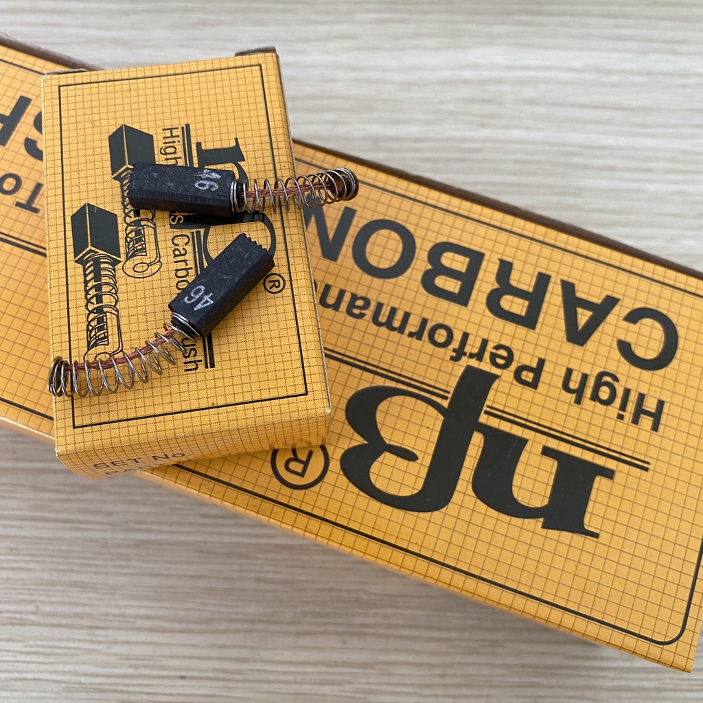 Chổi than 46 kích thước 4x6x15mm (Có bán 10 cặp)