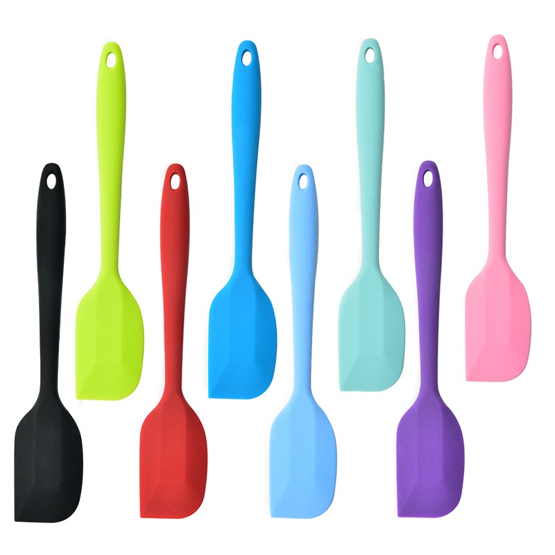 Phới dẹt silicon vét bột, trộn bột, đánh bột 28cm cao cấp chịu nhiệt lên tới 230 độ C, không dính