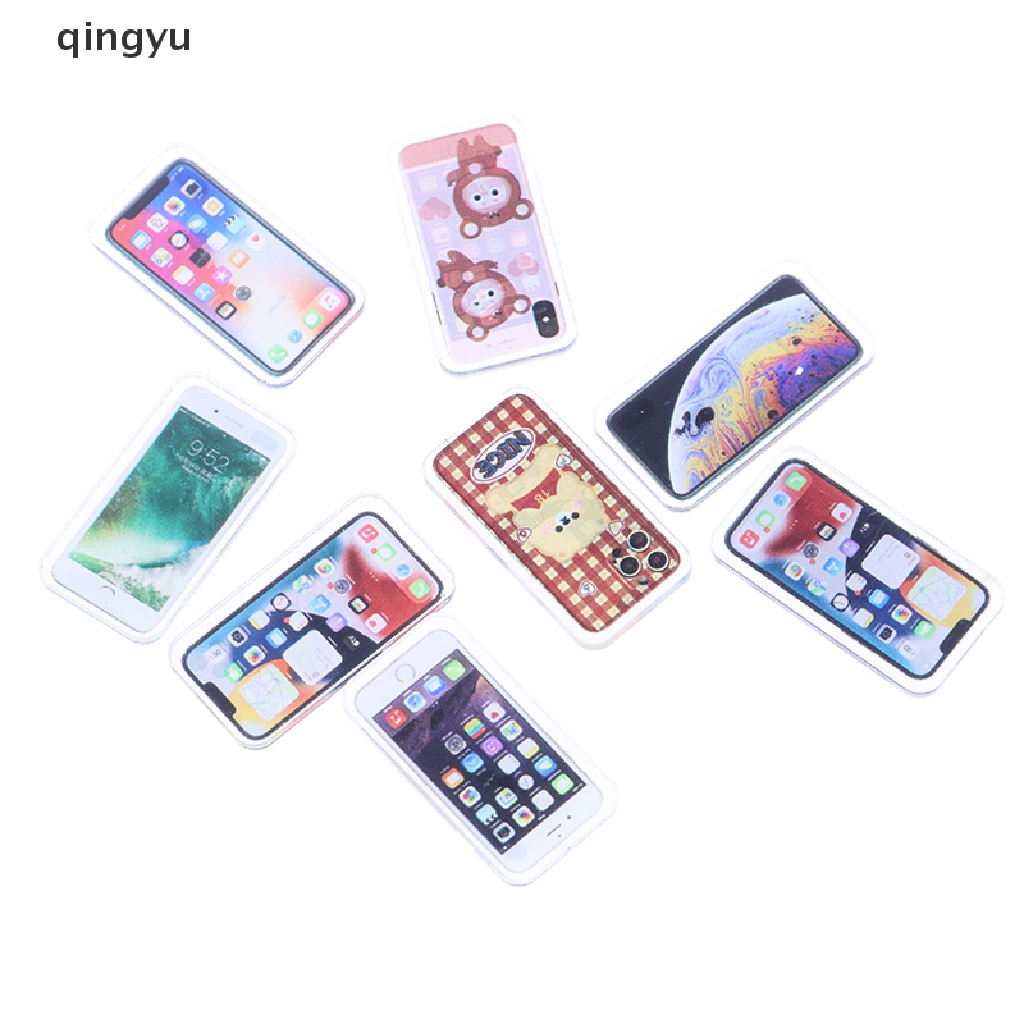 Đồ trang trí Điện Thoại Di Động Mini Tỉ Lệ 1: 12 Trang Trí Nhà Búp Bê