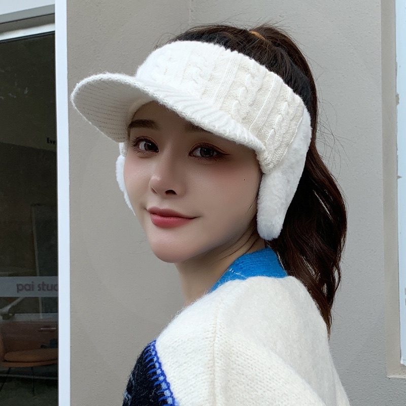 Mũ golf nữ - mũ len golf 2022 - kiểu dáng thời trang sự kết hợp của len và nhung - mũ golf đẹp