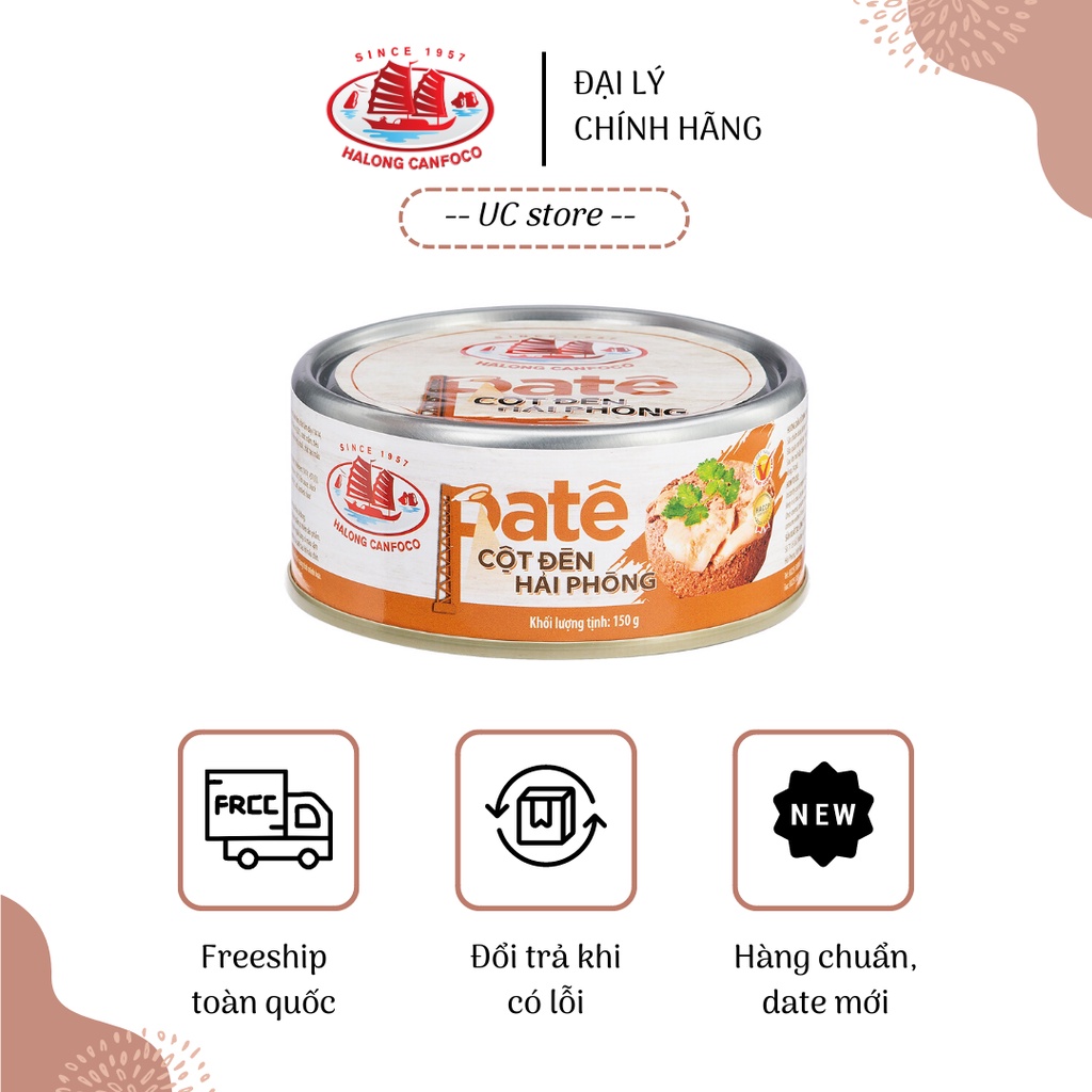 Combo Pate Cột Đèn Hải Phòng 150G - Đồ Hộp Hạ Long