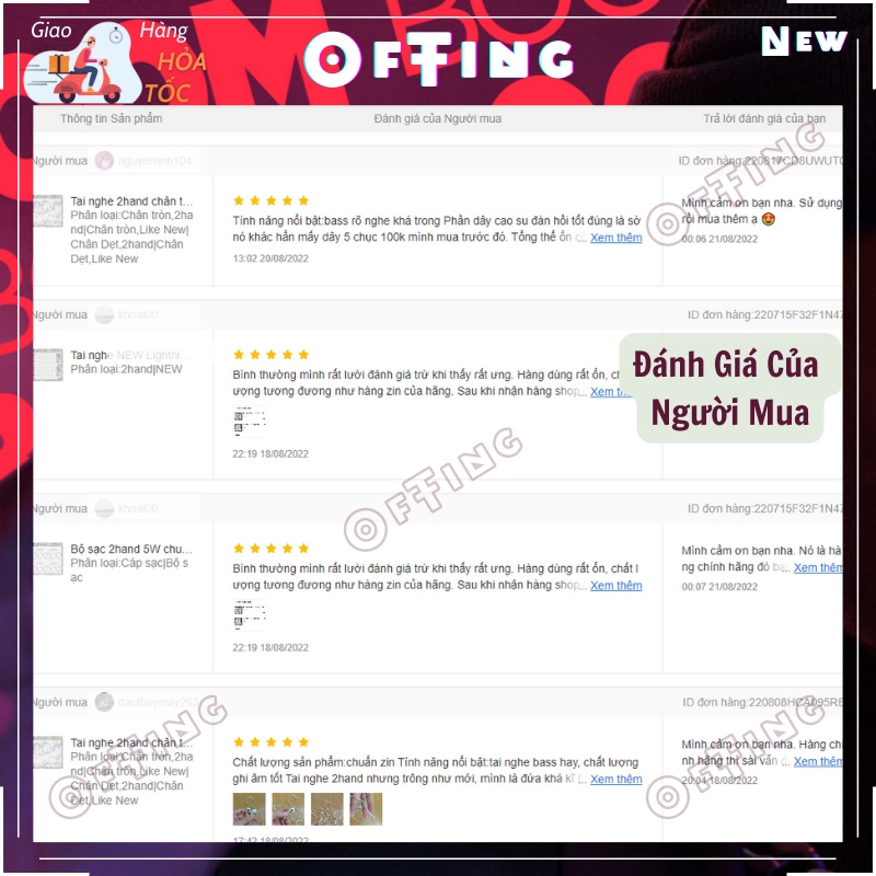 Tai nghe New bóc máy xuất nhà mạng