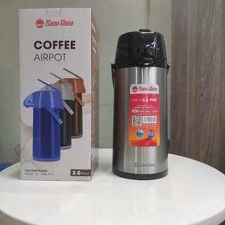  Phích inox đựng nước nóng giữ nhiệt 1 lít - 2 Lít - 2,5 Lít Rạng Đông có cần bơm 
