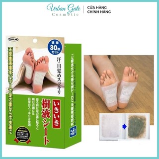 Miếng dán thải độc tố chân to-plan kenko hộp 30 miếng / miếng dán chân khử độc tố toplan kenko nhật bản