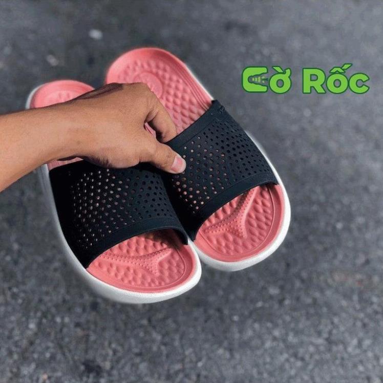 Dép lê cross literide quai ngang hàng xuất khẩu full box cho Nam Nữ