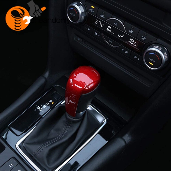 Vỏ Bọc Núm Gạt Cần Số Xe Hơi Mazda 2 3 6 CX-3 CX-5 Bằng Sợi Carbon