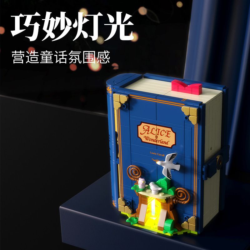 Bộ Đồ Chơi Khối Xây Dựng Dòng Fairy Tale Town Cinderella Break into Life Mermaid Alice Hợp Thời Trang Làm Quà Tặ