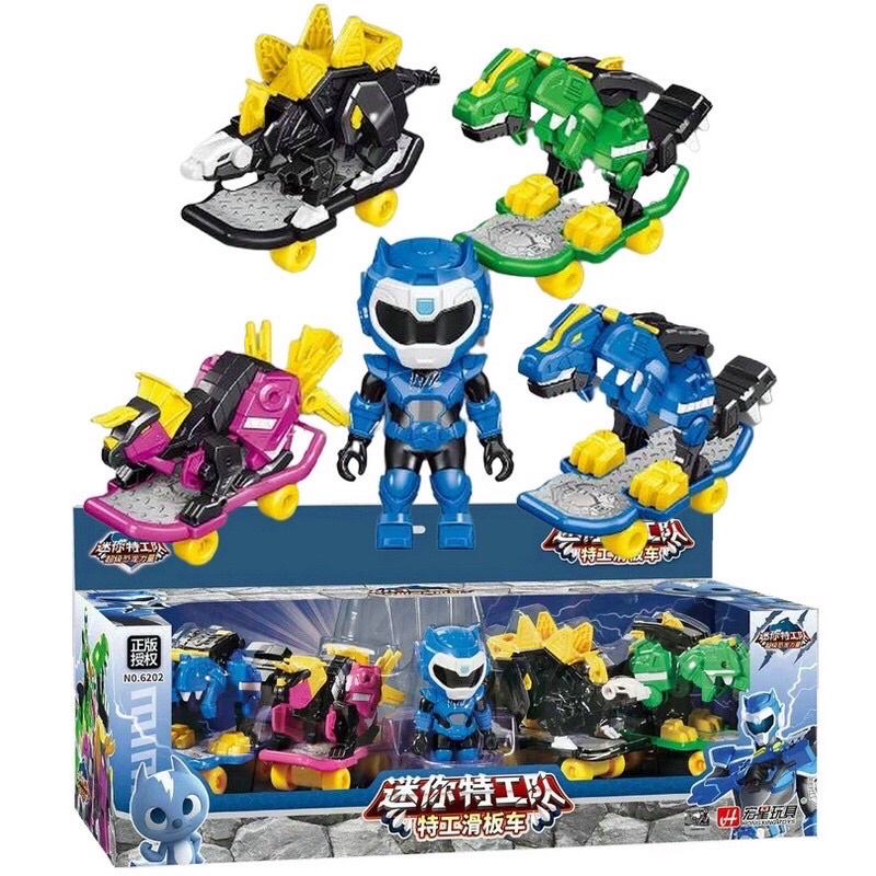 Đồ Chơi Mô Hình MINIFORCE Bộ Miniset Biệt Đội Siêu Nhân Nhí