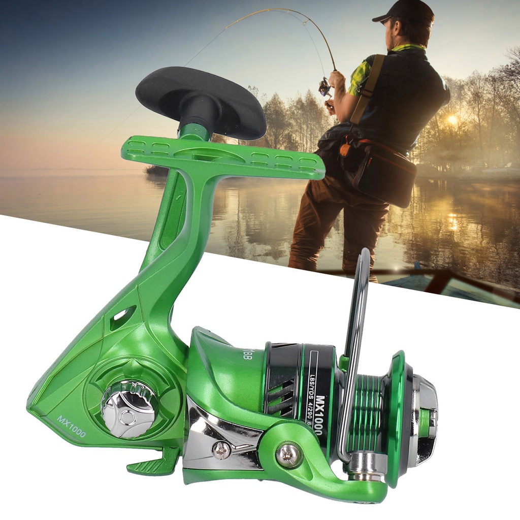 Có thể bán buôn MX Spinning Fishing Reels Cơ thể kim loại mạnh mẽ Tỷ lệ bánh răng 5,2: 1 cho nước mặn nước ngọt Vermont055 Hàng giao ngay