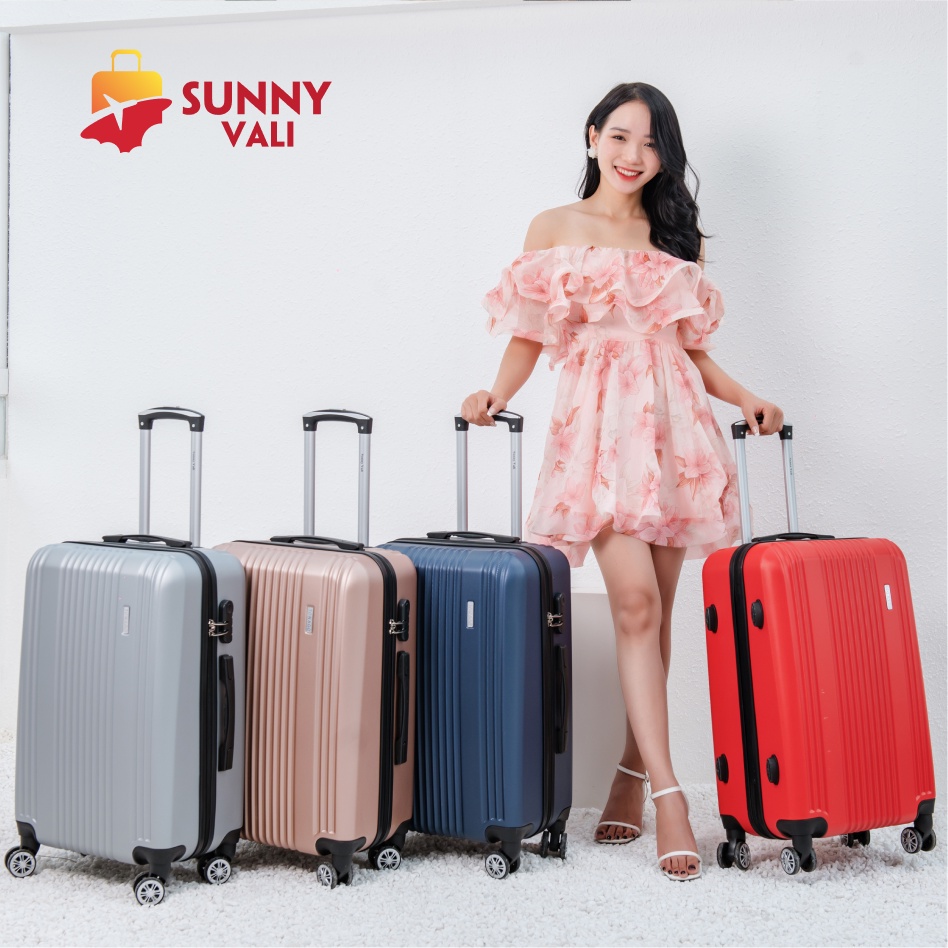 Vali thời trang, Vali SUNNY TONAGO - TG516 SIZE 24 Nhựa ABS Bền Đẹp bảo hành 2 năm