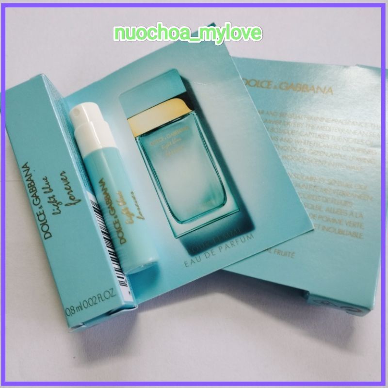 Vial nước hoa D&G Light Blue forever EDP [0,8ml]