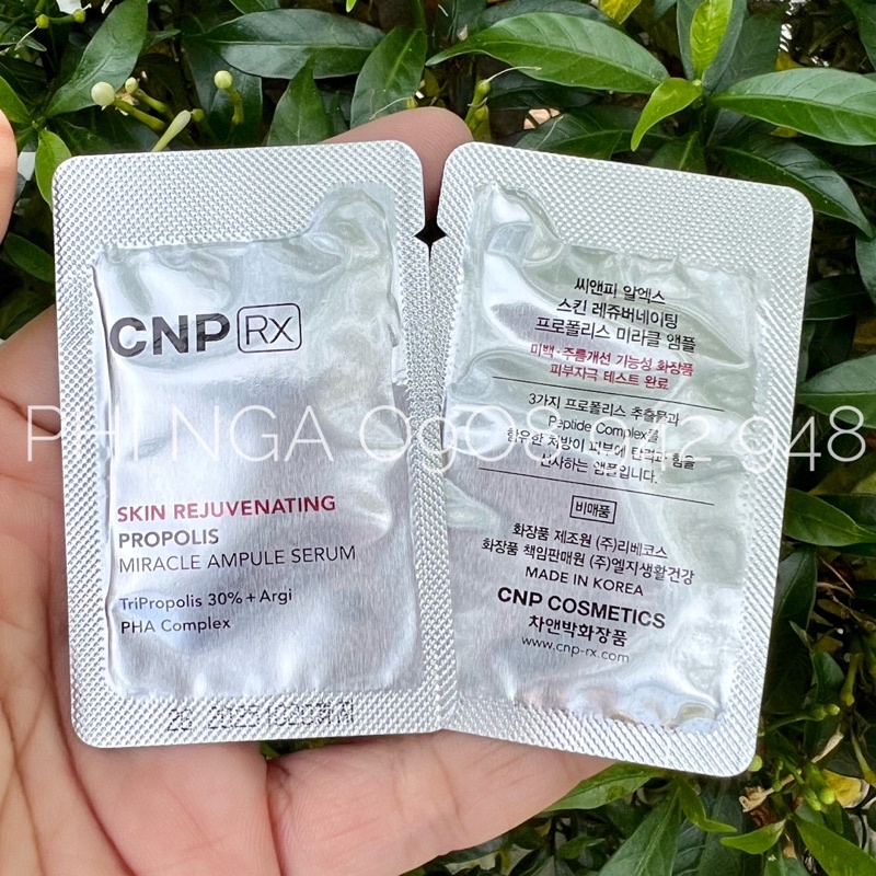 10 gói date 2026 -  ampule keo ong Cnp rx skin rejuvenating propolis miracle ampule serum
