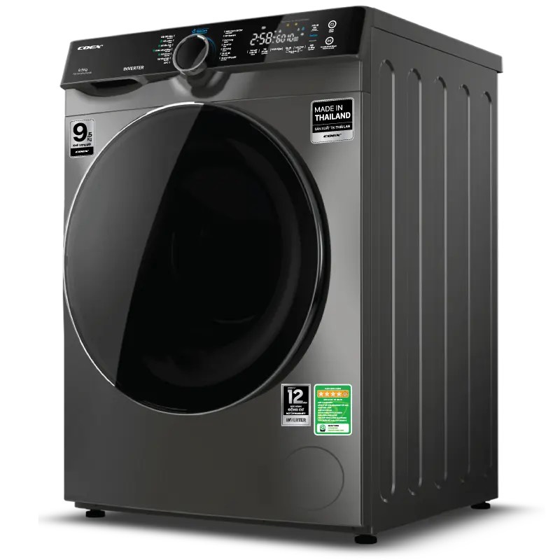 MÁY GIẶT LỒNG NGANG COEX INVERTER 9.5 KG FW-90CW1408IGB