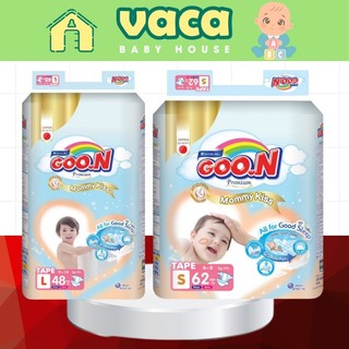Bỉm/tã goon mommy kiss mẫu mới đủ size m54/l44/xl40/xxl34/xxxl24