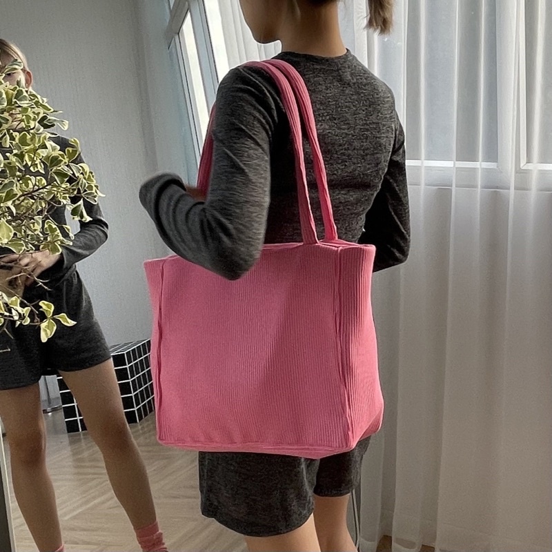 BLOSSOM BAG 2.1 - Túi tote dáng rộng màu hồng rất xinh