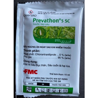 Thuốc trừ sâu đục thân Mai Vàng Prevathion 5SC gói 15ml _ Thuốc trừ sâu đục thân, sâu cuốn lá gây hại cây trồng| Mi