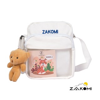 Túi vải canvas đeo chéo Zakomi phong cách Hàn Quốc Zakomi